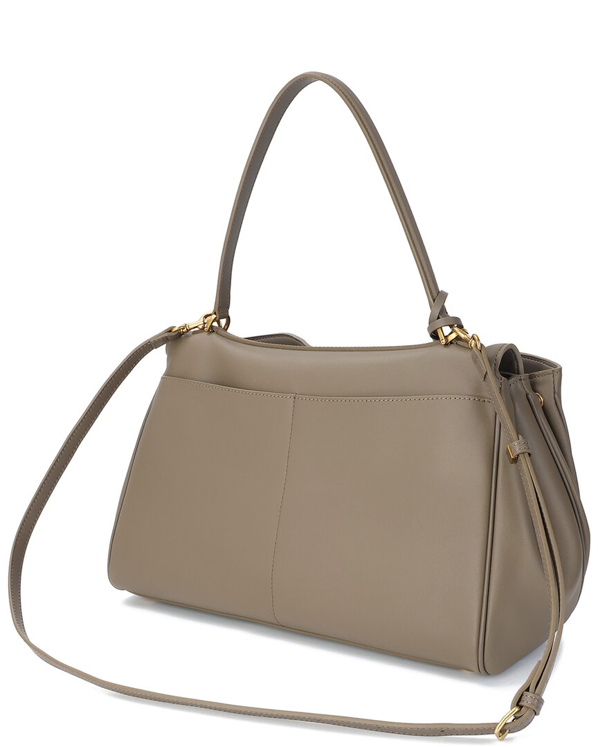 Tiffany & Fred Paris Large Smooth Leather Tote