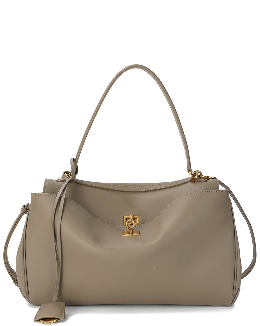 Tiffany & Fred Paris Large Smooth Leather Tote