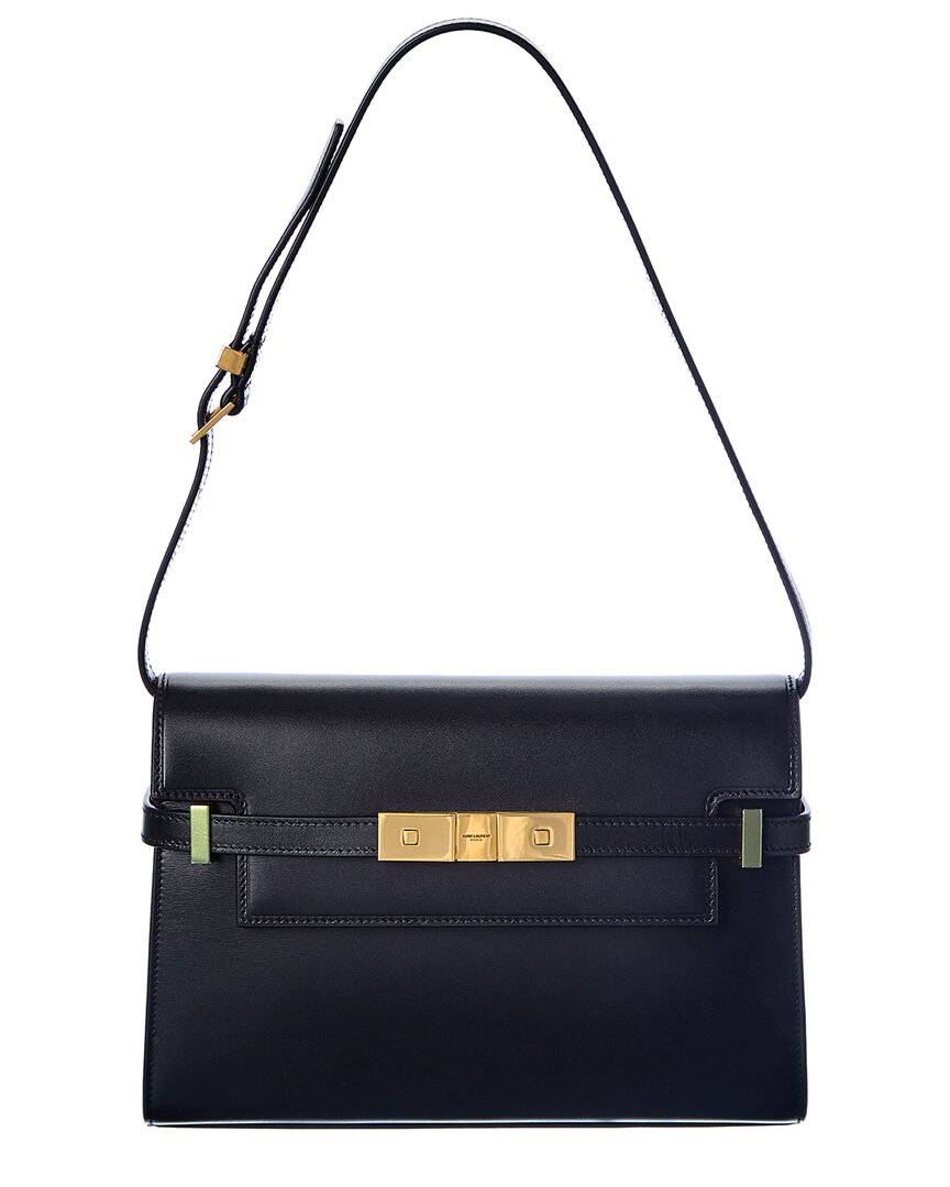 Saint Laurent Manhattan Small Leather Shoulder Bag