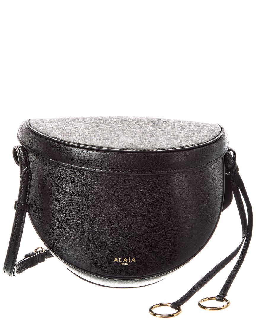 Alaia Hip Leather Shoulder Bag