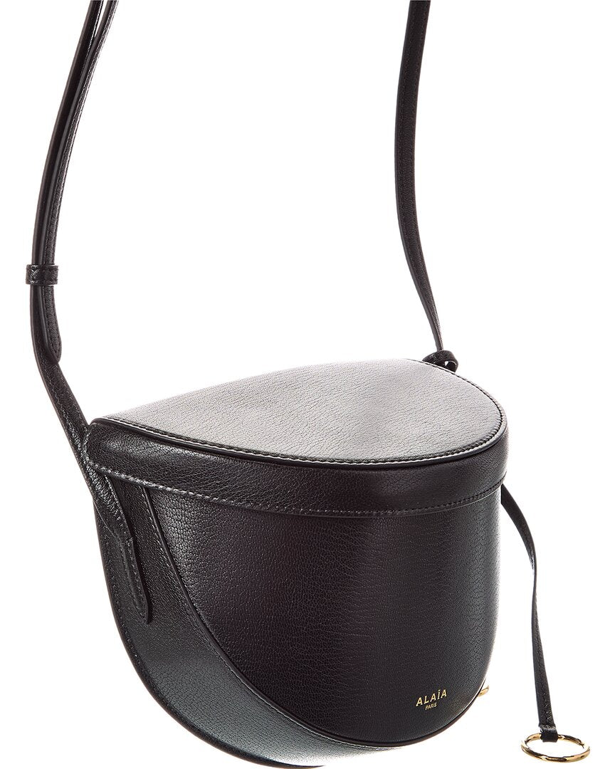 Alaia Hip Leather Shoulder Bag