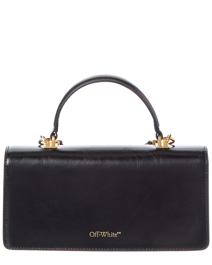 Off-White™ Jitney East West Leather Shoulder Bag