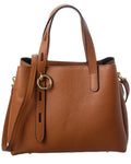 Italian Leather Top Handle Bag