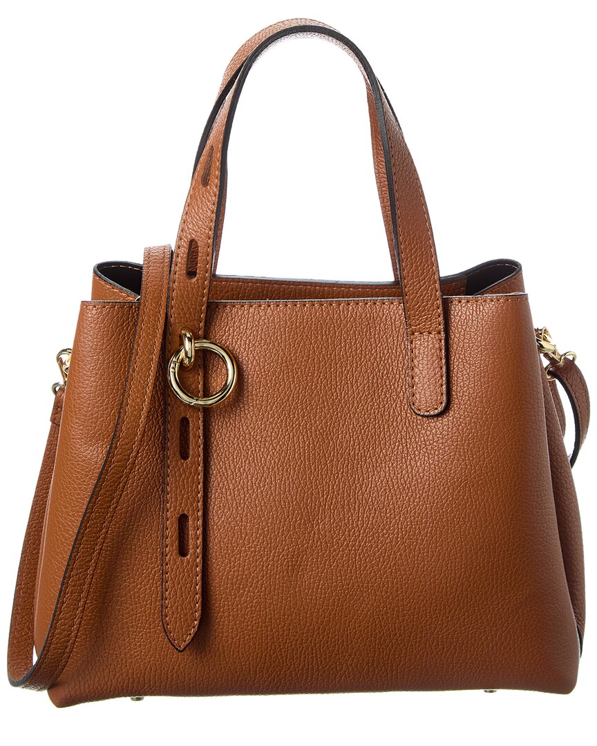 Italian Leather Top Handle Bag