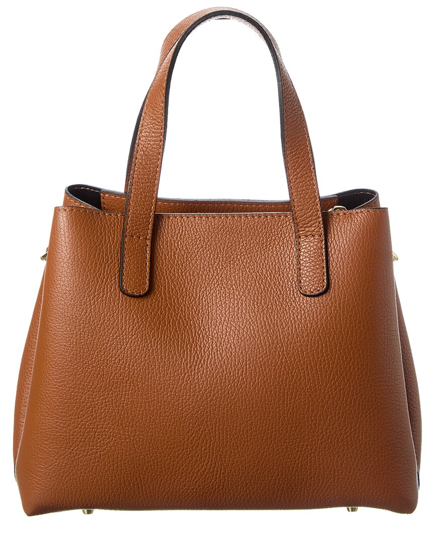 Italian Leather Top Handle Bag