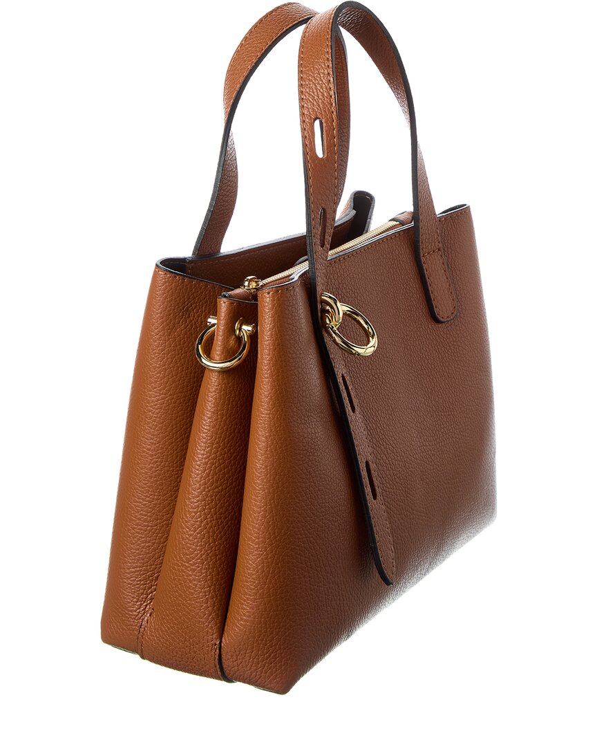 Italian Leather Top Handle Bag