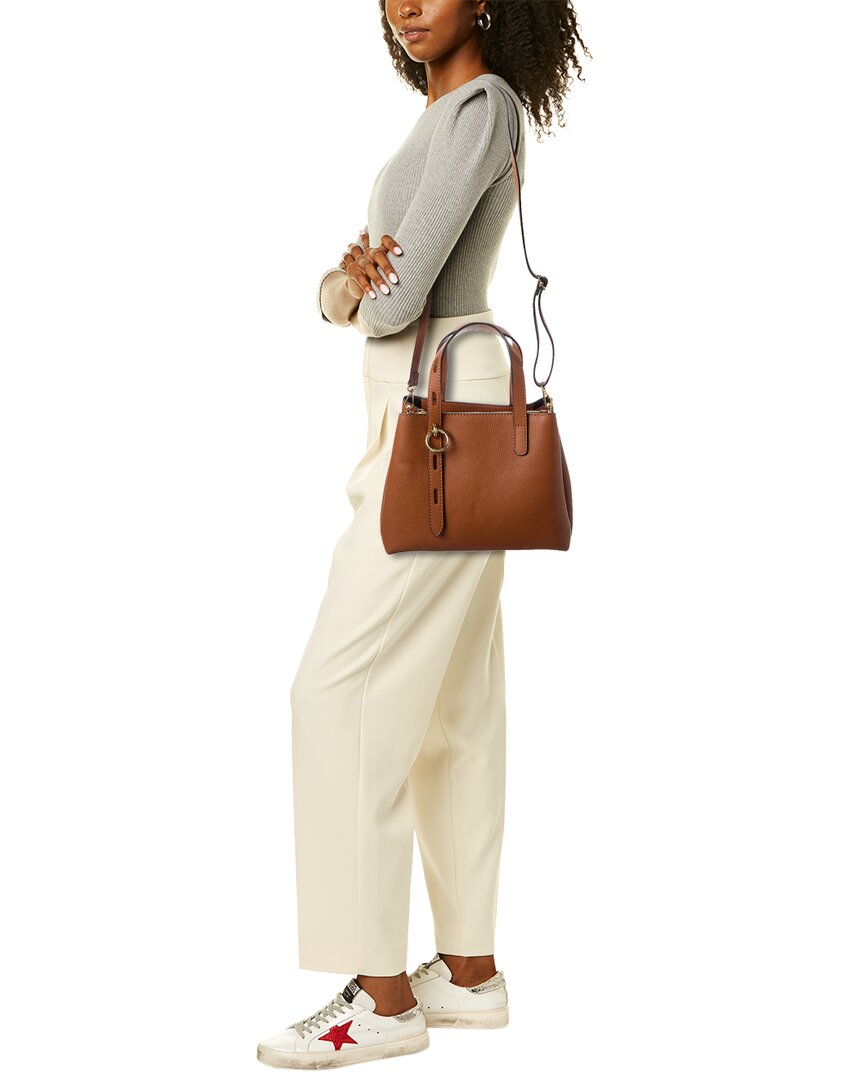Italian Leather Top Handle Bag