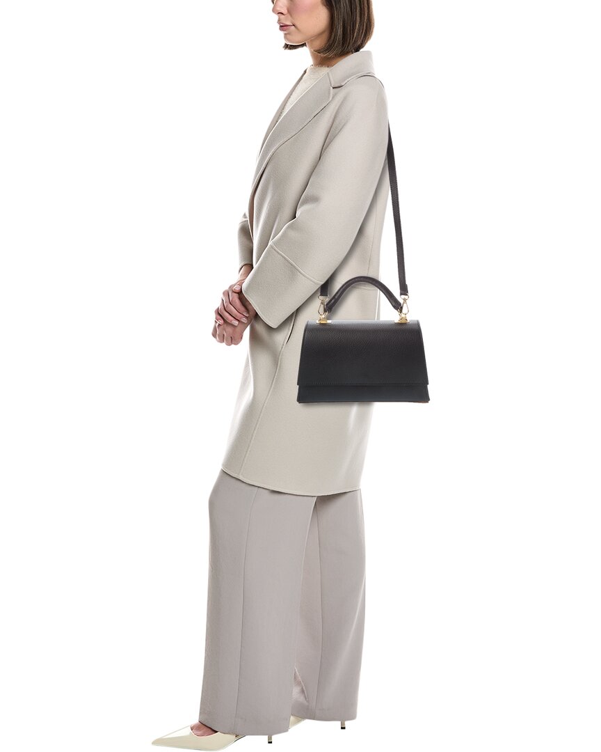 Italian Leather Top Handle Bag