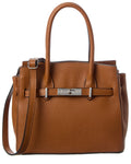 Italian Leather Top Handle Bag