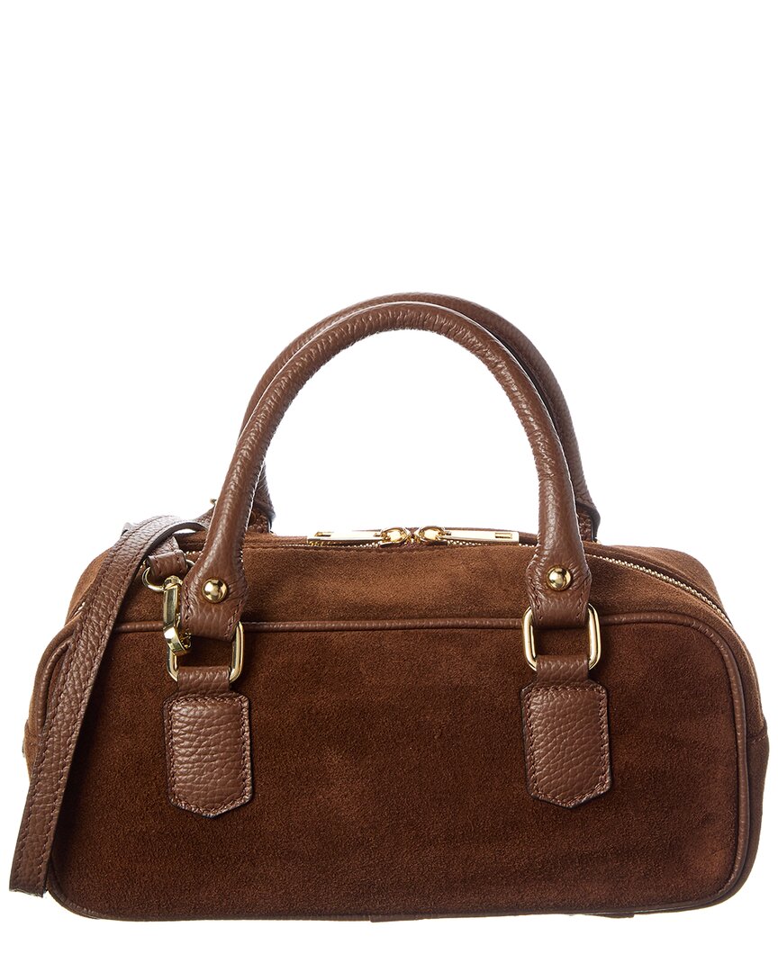 Italian Leather Top Handle Bag