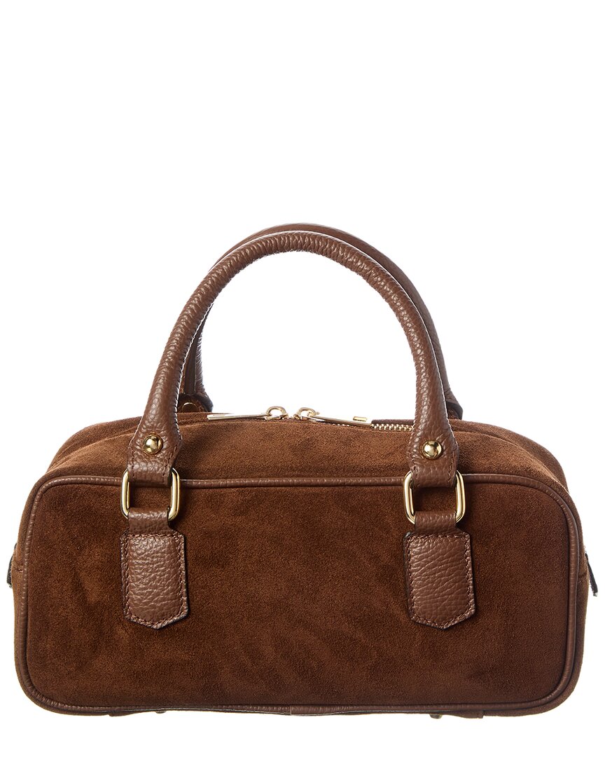 Italian Leather Top Handle Bag