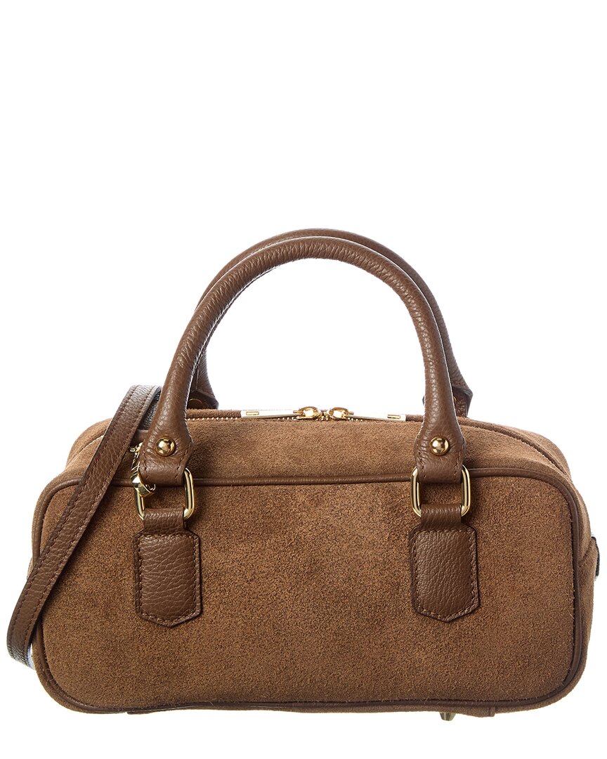 Italian Leather Top Handle Bag
