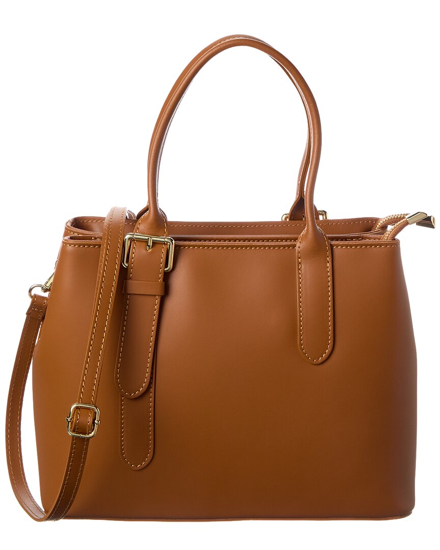 Italian Leather Top Handle Bag