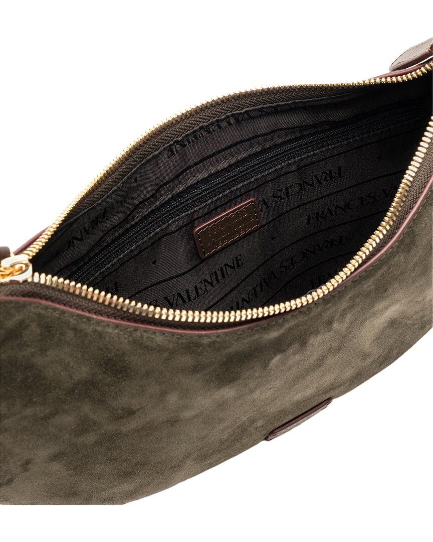 Frances Valentine Starr Suede & Leather Hobo Bag