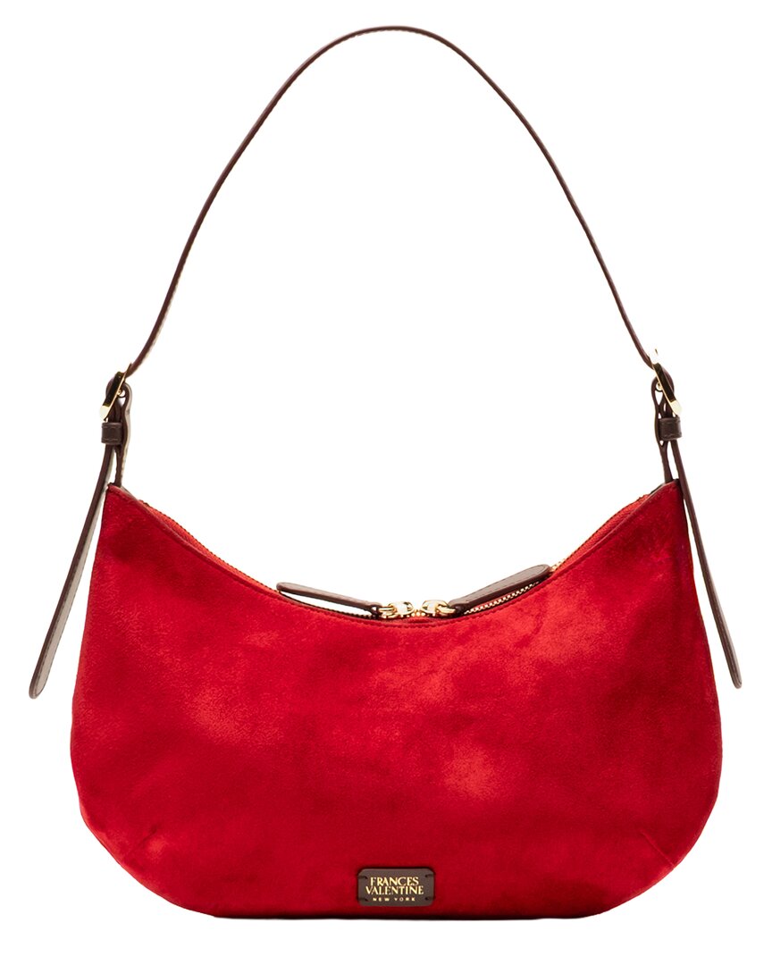 Frances Valentine Starr Suede & Leather Hobo Bag