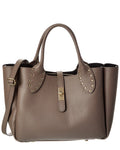 Isabella Rossetti Keira27 Studded Handle Leather Tote