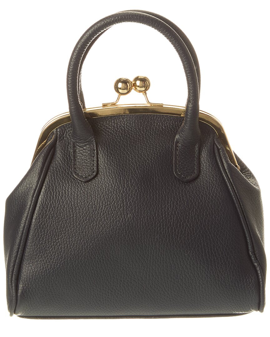 Isabella Rossetti Tally27 Top Handle Leather Satchel