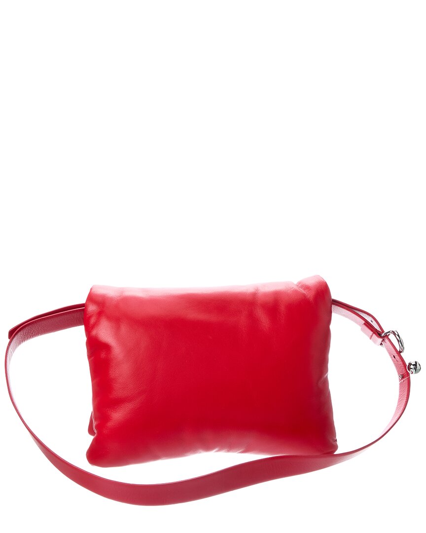 Sportmax Fauno Leather Shoulder Bag
