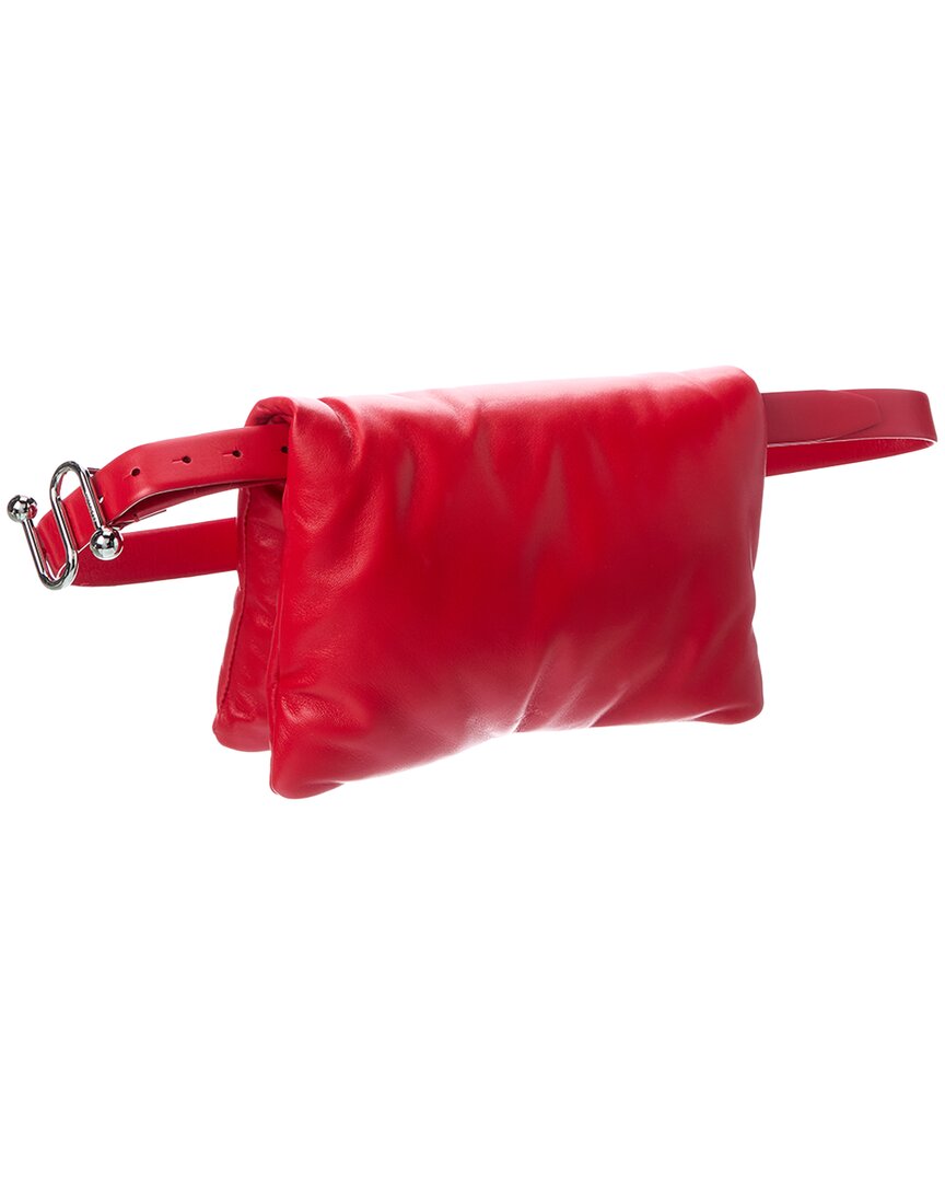 Sportmax Fauno Leather Shoulder Bag