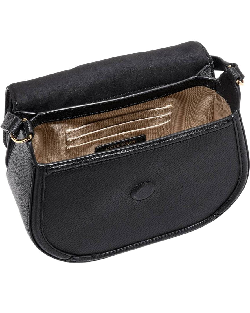 Cole Haan Marina Leather Saddle Bag