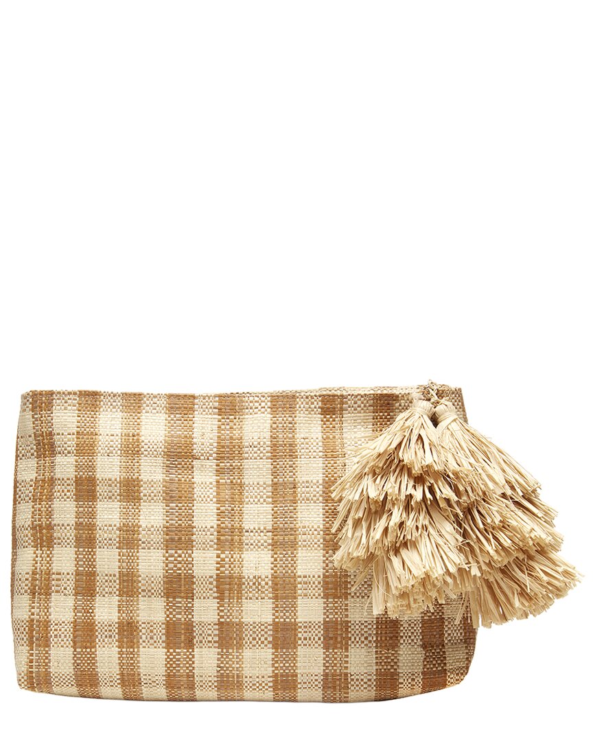 Mar Y Sol Hazel Raffia Clutch