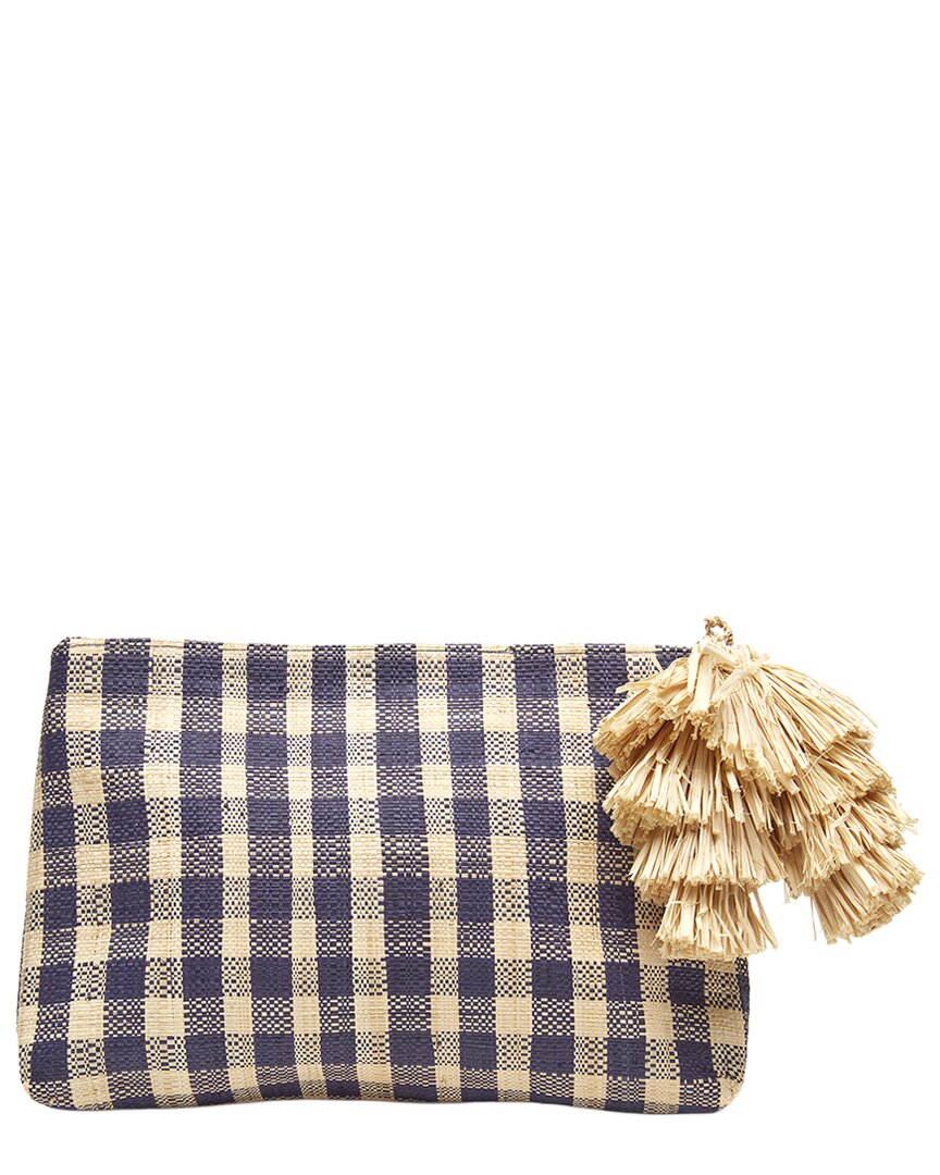 Mar Y Sol Hazel Raffia Clutch