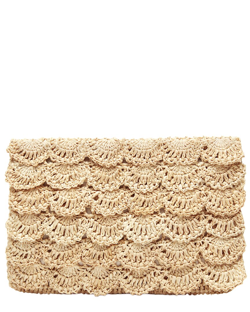 Mar Y Sol Lizzie Raffia Clutch