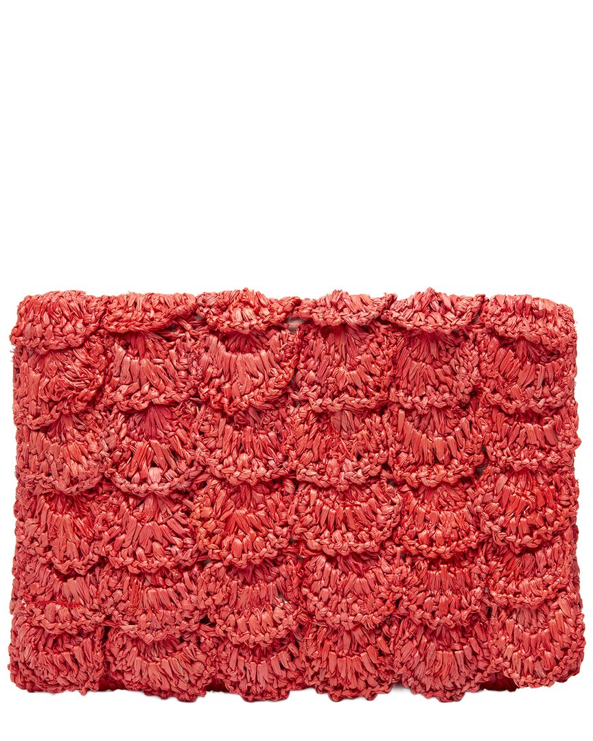 Mar Y Sol Lizzie Raffia Clutch