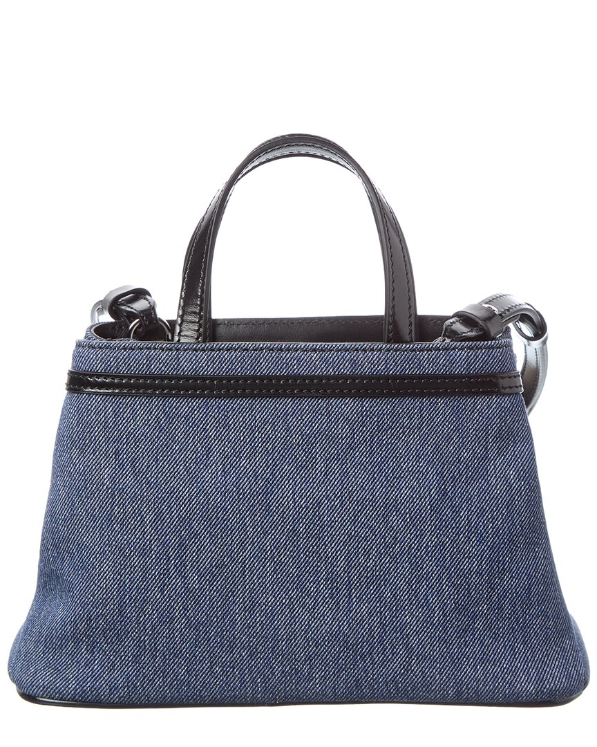 Ferragamo Denim & Leather Tote