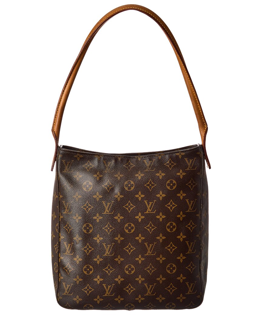 Louis Vuitton Brown Monogram Canvas Looping Mm (Authentic  )