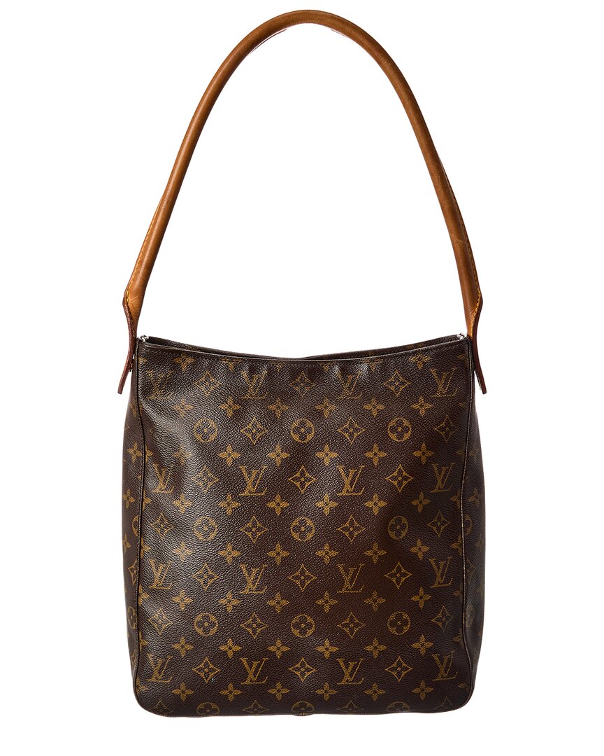 Louis Vuitton Brown Monogram Canvas Looping Mm (Authentic  )