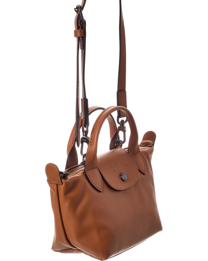 Longchamp Le Pliage Xtra Leather Mini Satchel