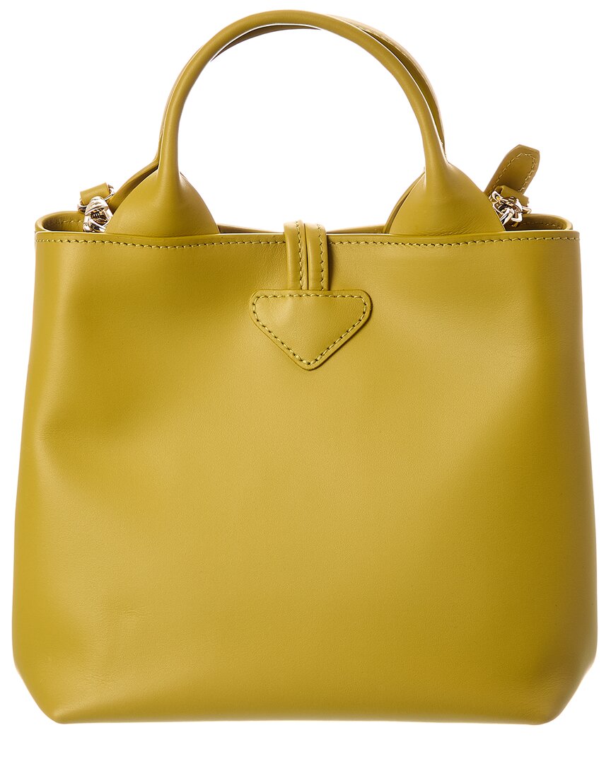 Longchamp Le Roseau Small Leather Handbag