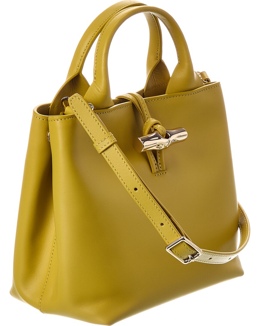 Longchamp Le Roseau Small Leather Handbag