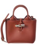 Longchamp Le Roseau Mini Extra Small Leather Handbag