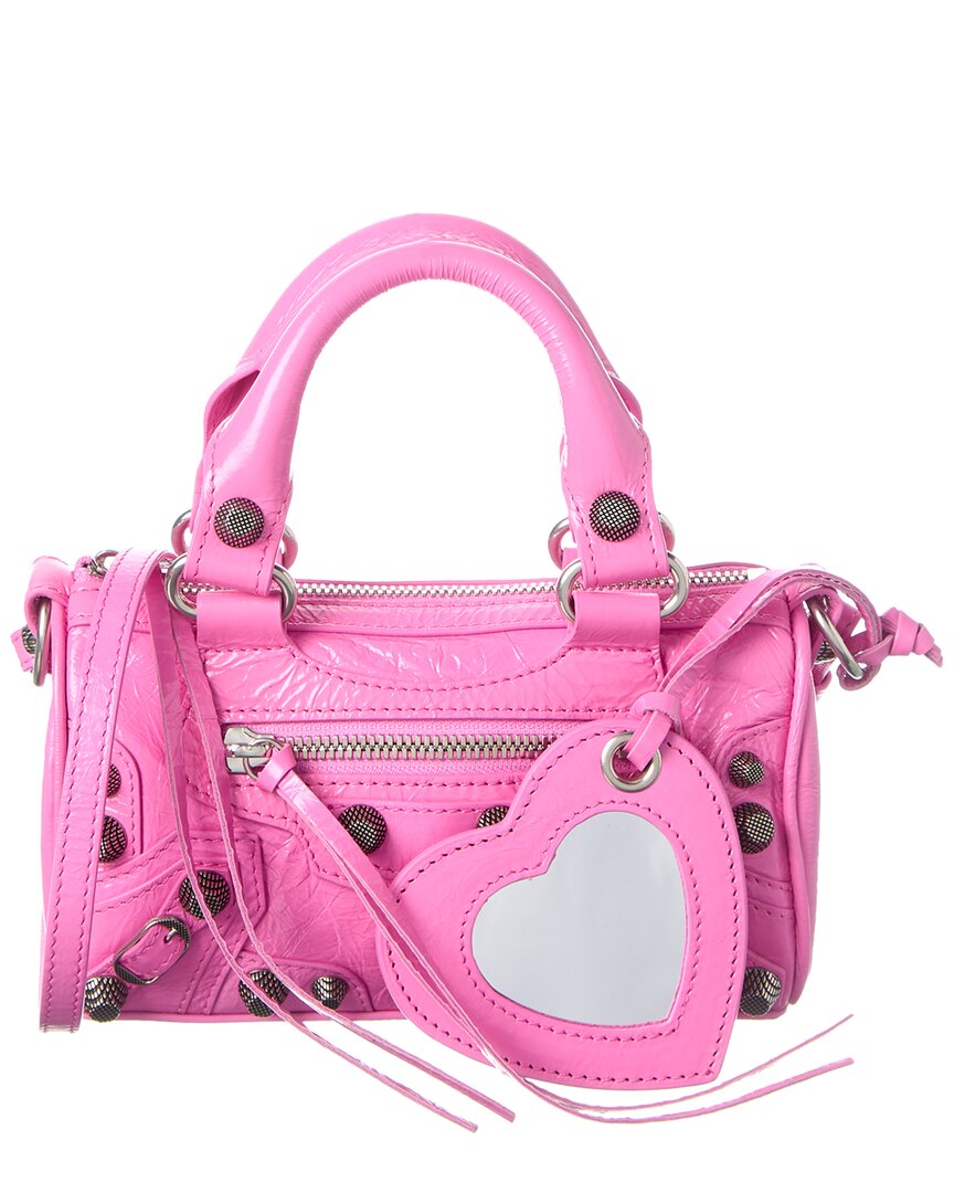 Balenciaga Le Cagole Nano Leather Shoulder Bag