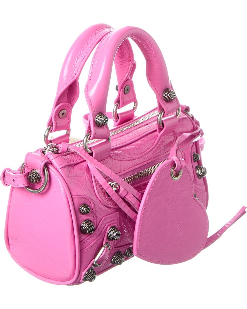 Balenciaga Le Cagole Nano Leather Shoulder Bag