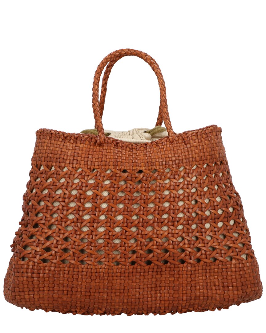 Dragon Diffusion Santa Cano Leather Top Handle Bag