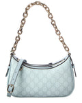 Gucci Gg Emblem Leather Shoulder Bag