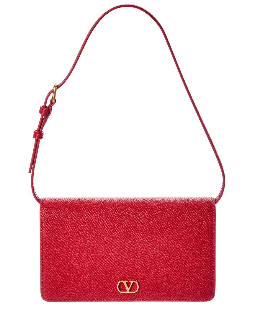 Valentino Vlogo Signature Mini Leather Shoulder Bag