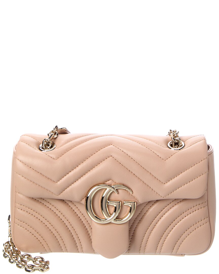 Gucci Gg Marmont Small Quilted Leather Shoulder Bag