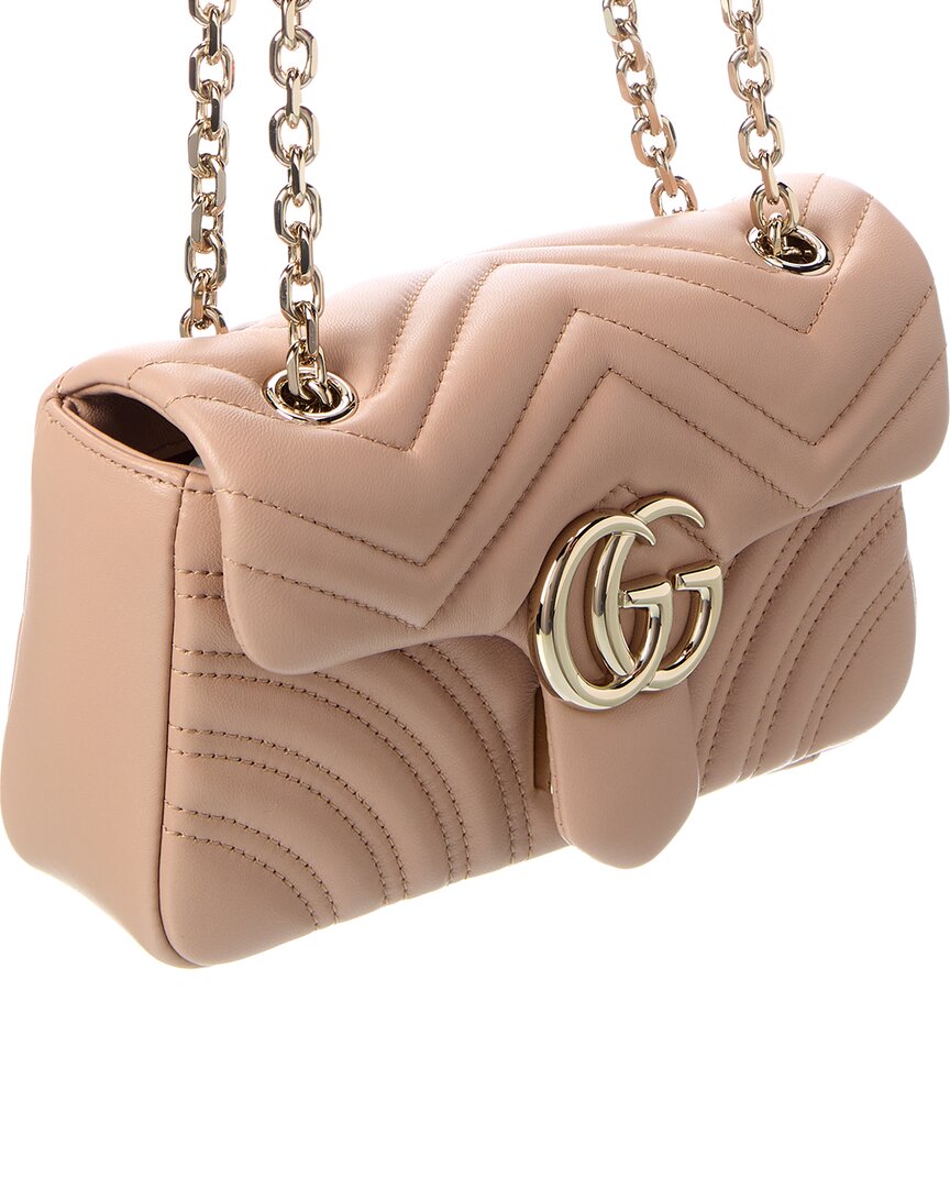 Gucci Gg Marmont Small Quilted Leather Shoulder Bag