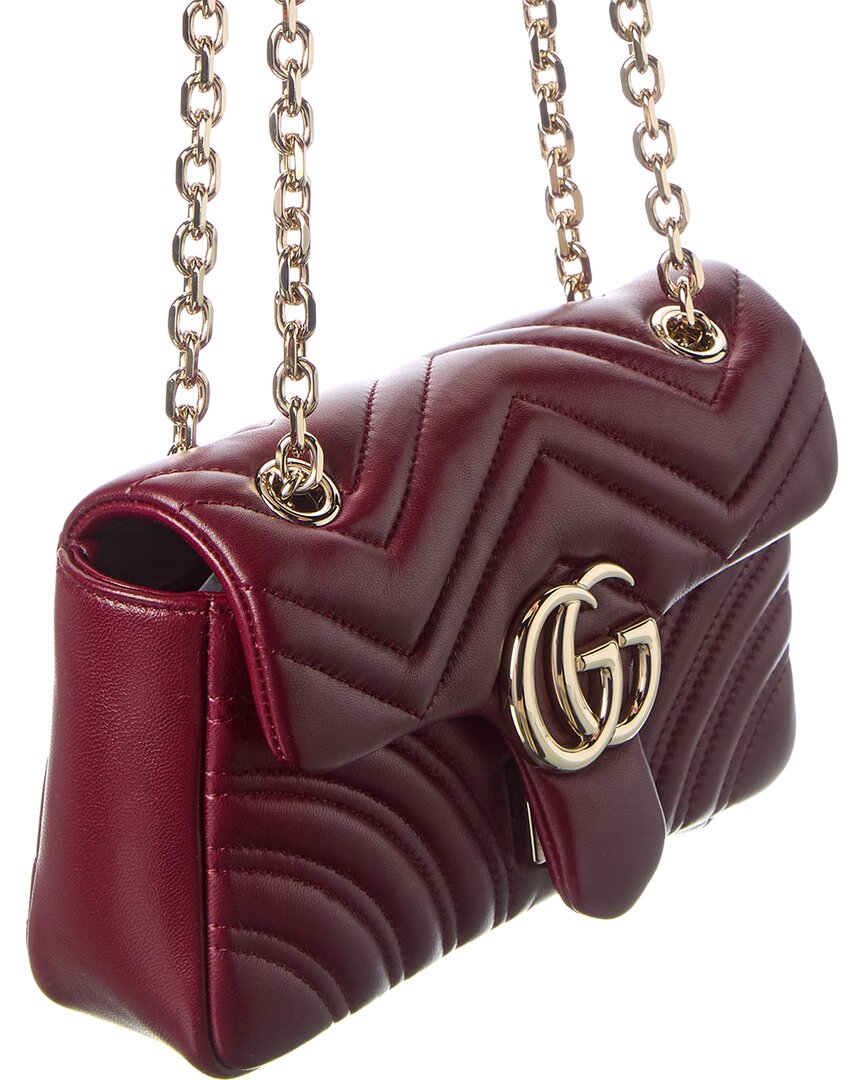 Gucci Gg Marmont Small Leather Shoulder Bag