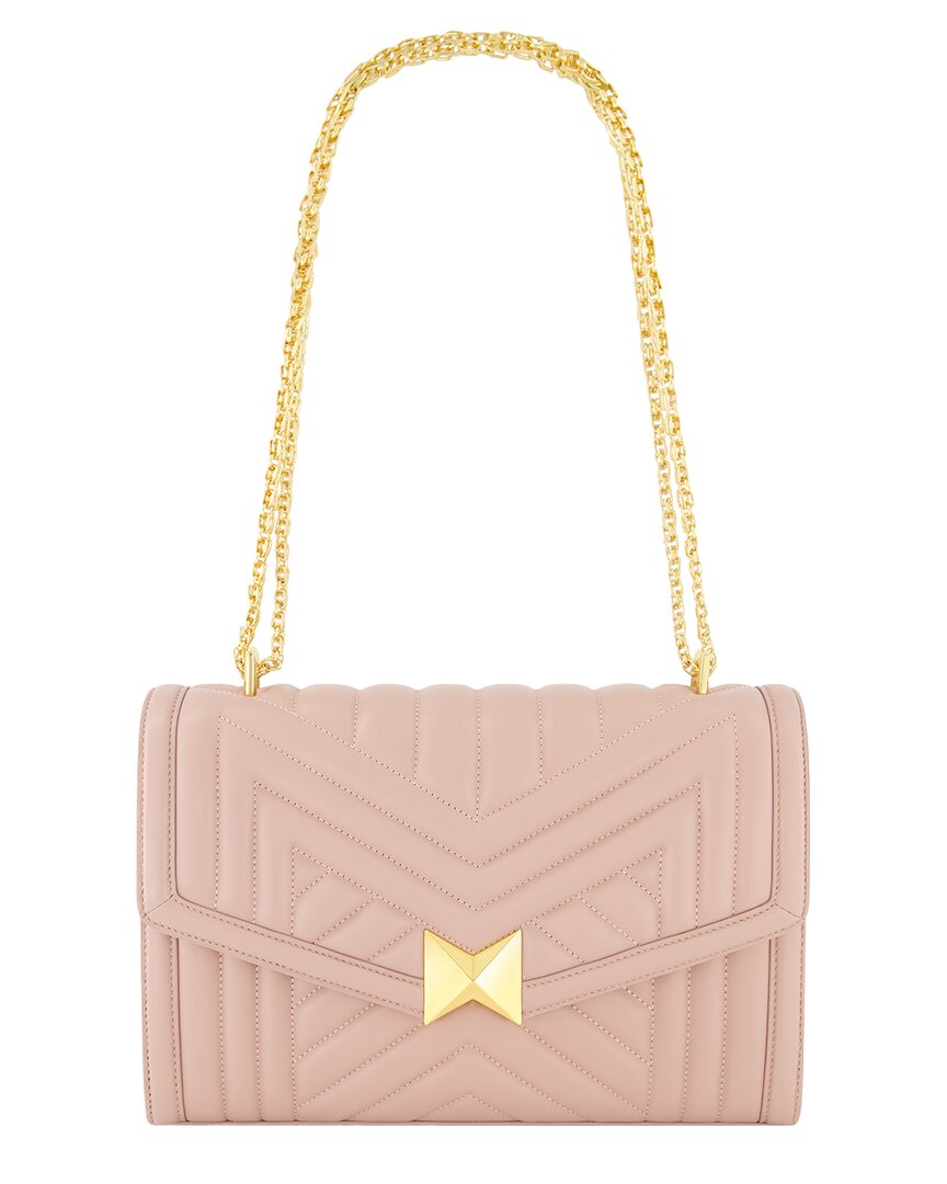 Mac Duggal Quilted Napa Leather Handbag