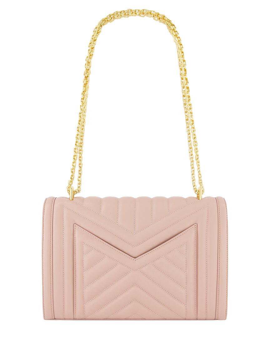 Mac Duggal Quilted Napa Leather Handbag