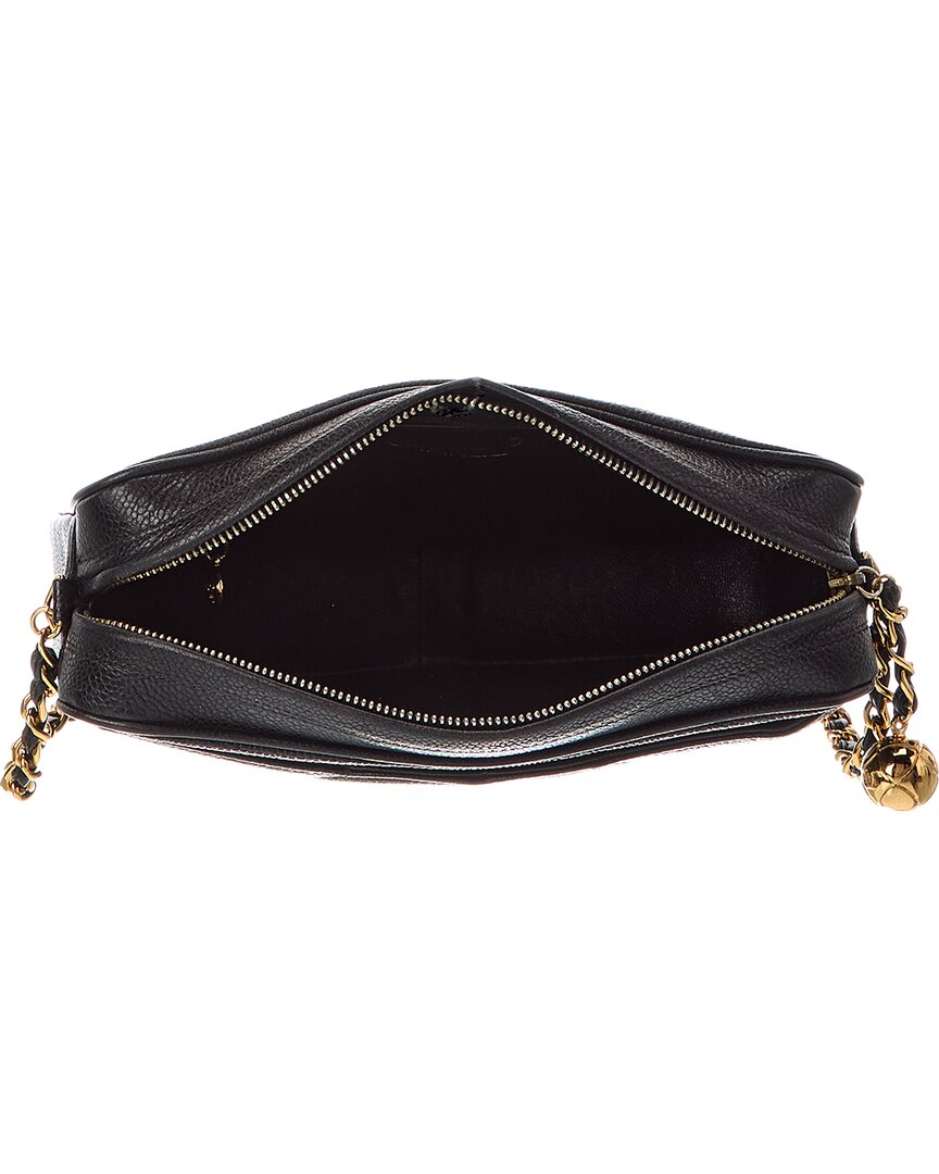Chanel Black Caviar Leather C Camera Bag (   )
