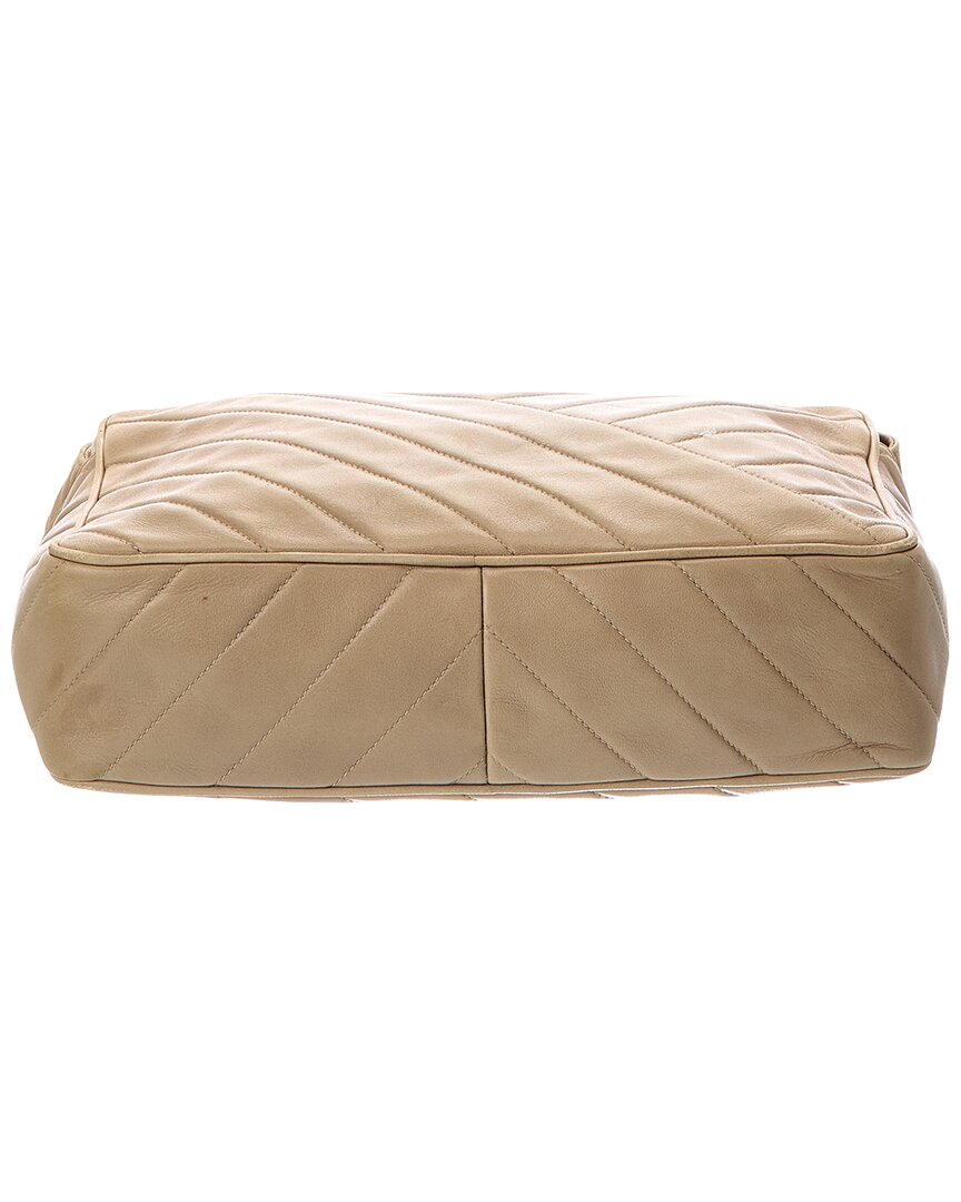 Chanel Beige Caviar Leather Cc Large Camera Bag (   )