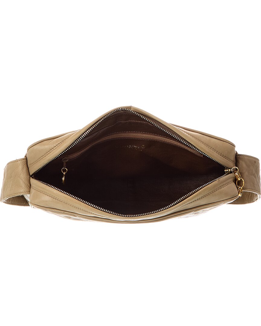Chanel Beige Caviar Leather Cc Large Camera Bag (   )