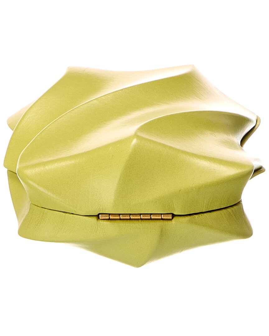 Bottega Veneta The Whirl Leather Clutch (Authentic  )