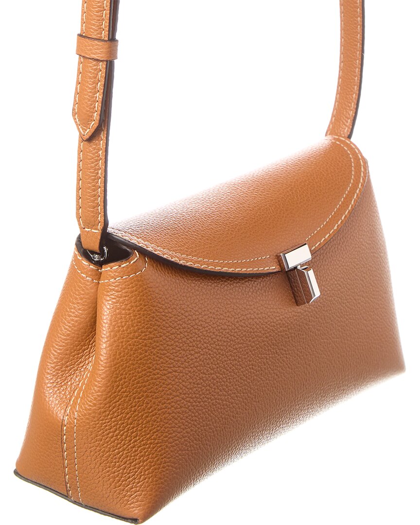 Toteme T-Lock Leather Shoulder Bag
